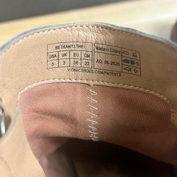 Vionic Bethany Brown Ankle Boots Size 5 - Picture 14 of 15